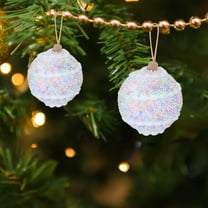 Japceit Macaron Christmas Tree Ornaments, Foam Holiday Hanging Pendants with Ribbon, 12-Pack Pastel Dessert-Themed Decor for Xmas Party Gift Exchange, Festive Sweet Treat Designs