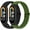Black+Army Green, variant on Elastic Band for Xiaomi Smart Band 10/9/8 for Women Men, Adjustable Replacement Wriststraps - Soft Nylon Lightweight Band