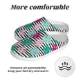 thumbnail image 6 of Lsque Tropical Leaves Pattern Womens Comfort Cotton on Scuff With Memory Foam and Anti-skid Sole Slipper-42/43, 6 of 7