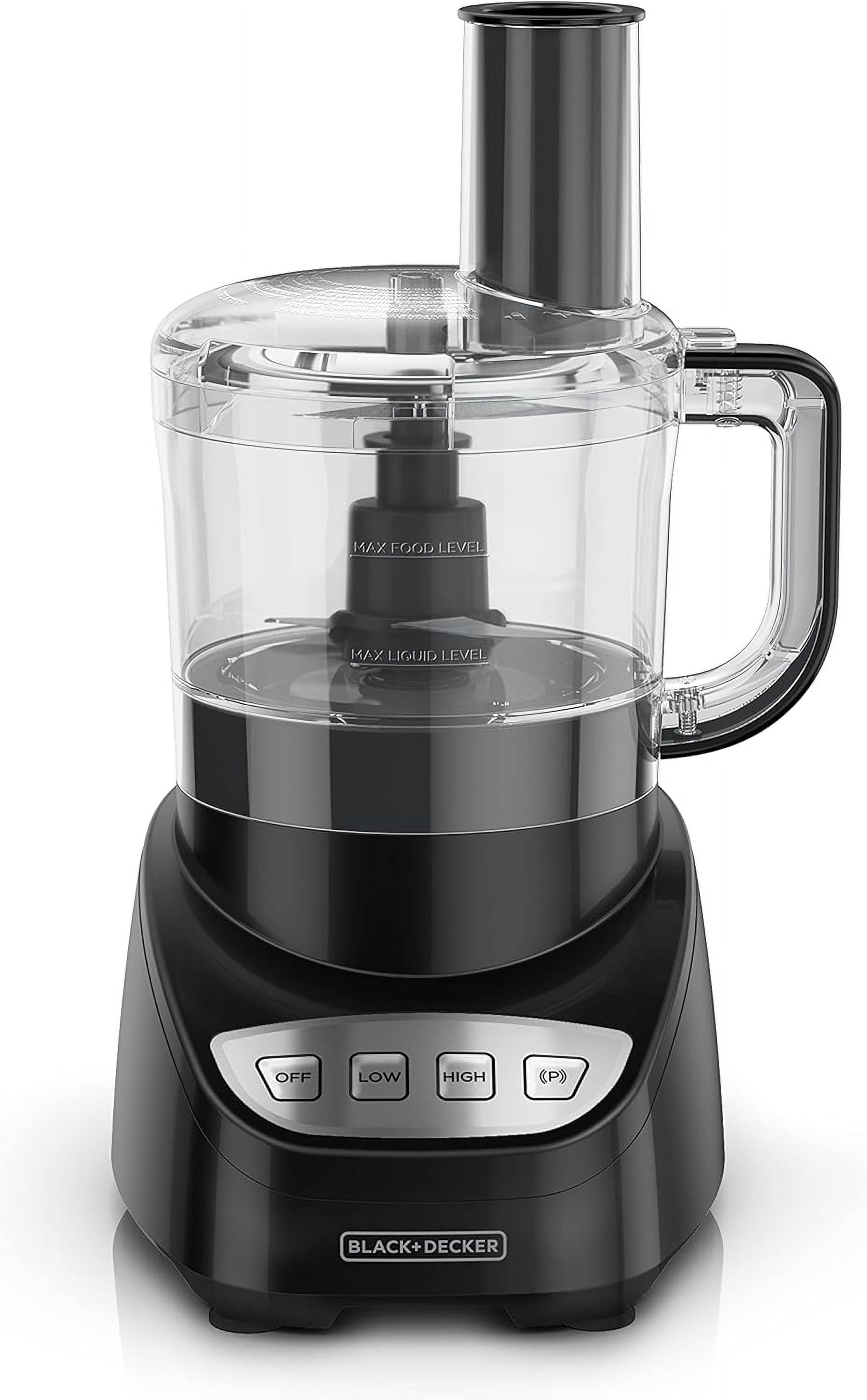 Black & Decker 8-Cup Large Capacity Home Electric Food Processor