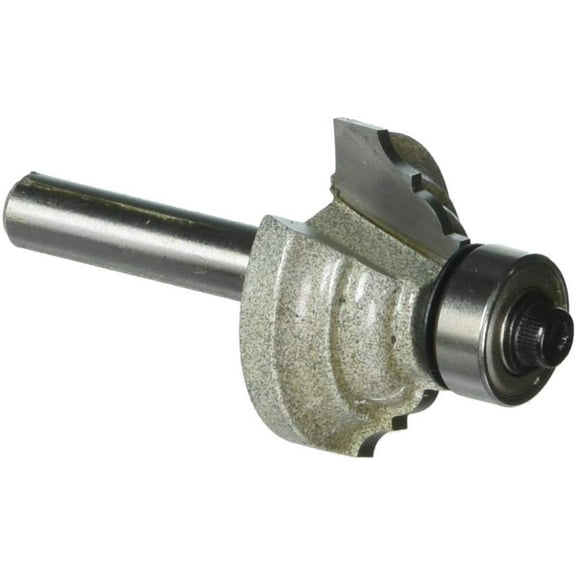 Vermont American 23153 1/8-Inch Radius Carbide Tipped Classical Router Bit, 1/2-Inch Ball Bearing 2-Flute 1/4-Inch Shank