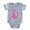 Heather Gray, variant on CafePress - Pink Kitty - Cute Infant Baby Football Bodysuit