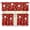 Merry Christmas Santa Claus, variant on Merry Christmas Santa Claus Cute Christmas Cartoon Print Long Rod Pocket 36" Length Tier Curtains with Valance Cafe Curtains for Home Christmas Decorations,3 Piece Set