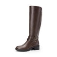 thumbnail image 3 of Botas de Montar Altas con Hebilla para Mujer DREAM PAIRS Marrón, 3 of 8