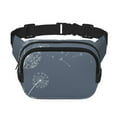 thumbnail image 1 of Easygdp White Dandelion Fanny Packs para Mujeres y Hombres, Bolsa de Cinturón, Bolsos de Cruz para Trabajo/Correr/Senderismo, 1 of 9