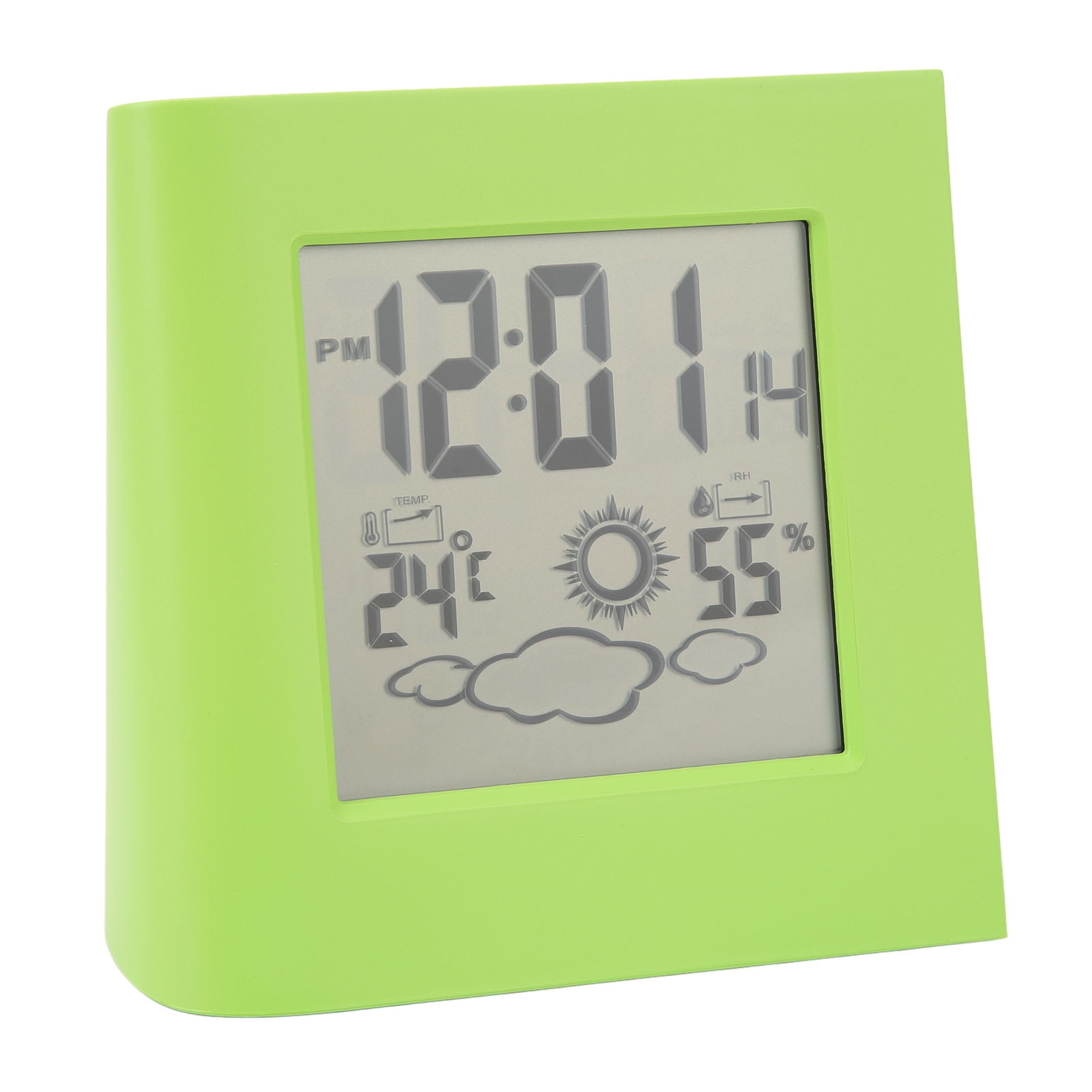 Yajisi Solar Battery Dual Energy Alarm Clock Weather Forecast Temperature Humidity Smart Digital Tabletop Yajisi Solar Battery Dual Energy Alarm Clock Weather Forecast Temperature Humidity Smart Digital