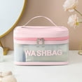 thumbnail image 1 of Dvkptbk Pvc Sac de Rangement en pour Extérieur Grande Capacité Sac de Lavage Coloré Sac de Maquillage Portable en Pvc Beach Essentials, 1 of 6