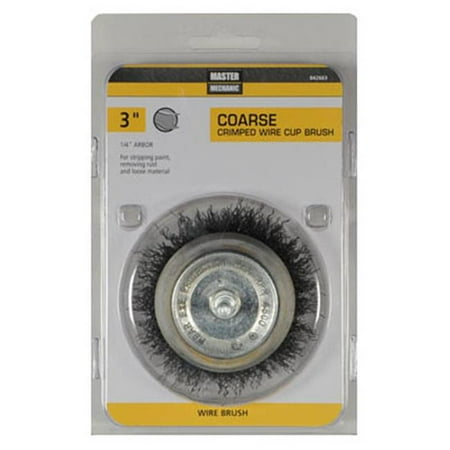 

Disston 842663 3 in. Master Mechanic Coarse Utility Crimped Wire Cup Brush