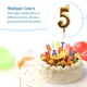 thumbnail image 3 of Inteprter de pastel Decoración de pasteles decorativos Adornos Tealights sin humo Hermosas celebraciones Accesorios Velas de cumpleaños Type1 NO1, 3 of 6