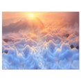 thumbnail image 2 of Frosty Carpathian Mountains - Landscape Photo Canvas Art Print, 2 of 3