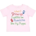 thumbnail image 3 of Inktastic Awesome Like Poppa Boys or Girls Toddler T-Shirt, 3 of 5