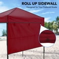 thumbnail image 5 of INTER HUT 6x4 Pop up Portable Canopy Tent, Instant Folding Sun Shelter with Carry Bag, Burgundy, 5 of 8