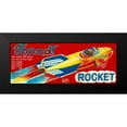 thumbnail image 2 of Retrorocket 14x8 Black Modern Framed Museum Art Print Titled - Round Rocket, 2 of 5