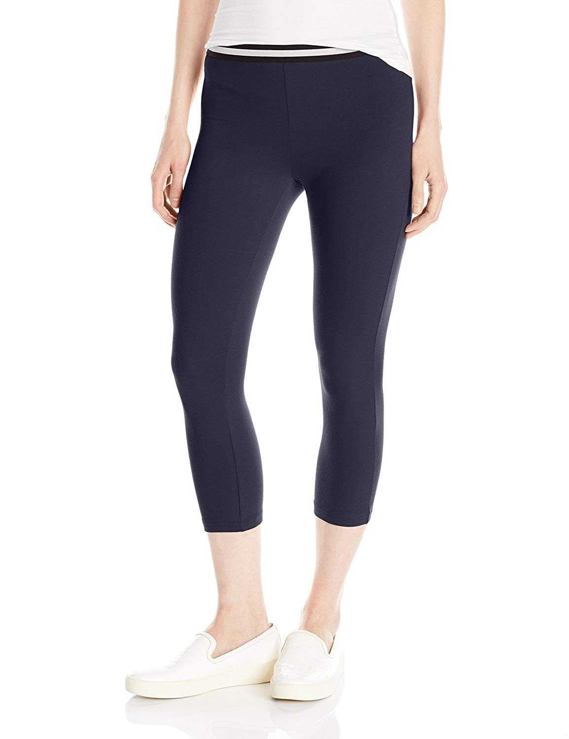 Capri Leggings in Bamboo/cotton/spandex Jersey With 4 Way Stretch