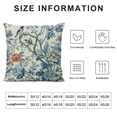 thumbnail image 5 of GOSMITH  Spring Floral Birds Pillow Covers for Chinoiserie Flowers Decor Throw Pillows Blue and White Plant Outdoor Decorative Cushion Cases for Couch Bed Decorations, 5 of 5