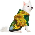 thumbnail image 2 of Honeii Sunflowers in Bucket Print Small Dog Hoodies Pet Hooded Sweatshirts Fall Winter Puppy Cat Sweaters Warm Clothes for Small Dogs Outfits Costume-X-Large, 2 of 7