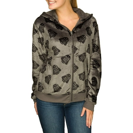 Juniors' Sublimated Plush Pullover Hoodie