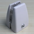 thumbnail image 1 of Raindrops 2Ud Furniture Partition Clamp White Plastic Screen Divider Clip for Conference Desk Use, 1 of 8