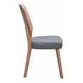 thumbnail image 3 of Home Roots 394748 Modern Retro Dining Chairs, Walunt & Dark Gray - Set of 2, 3 of 5