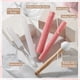 thumbnail image 3 of Juego de mazos con forma de cuenco de cristal Nuanchu con piel de oveja (rosa), 3 of 6
