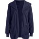 thumbnail image 5 of Oucaili Abrigo con capucha para mujer, chaqueta difusa de manga larga, cárdigan para mujer, forro polar suelto con frente abierto cálido, 5 of 6
