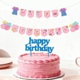 thumbnail image 4 of Banner de cumpleaños Neyeidru, rosa, feliz cumpleaños para niñas, 4 of 7