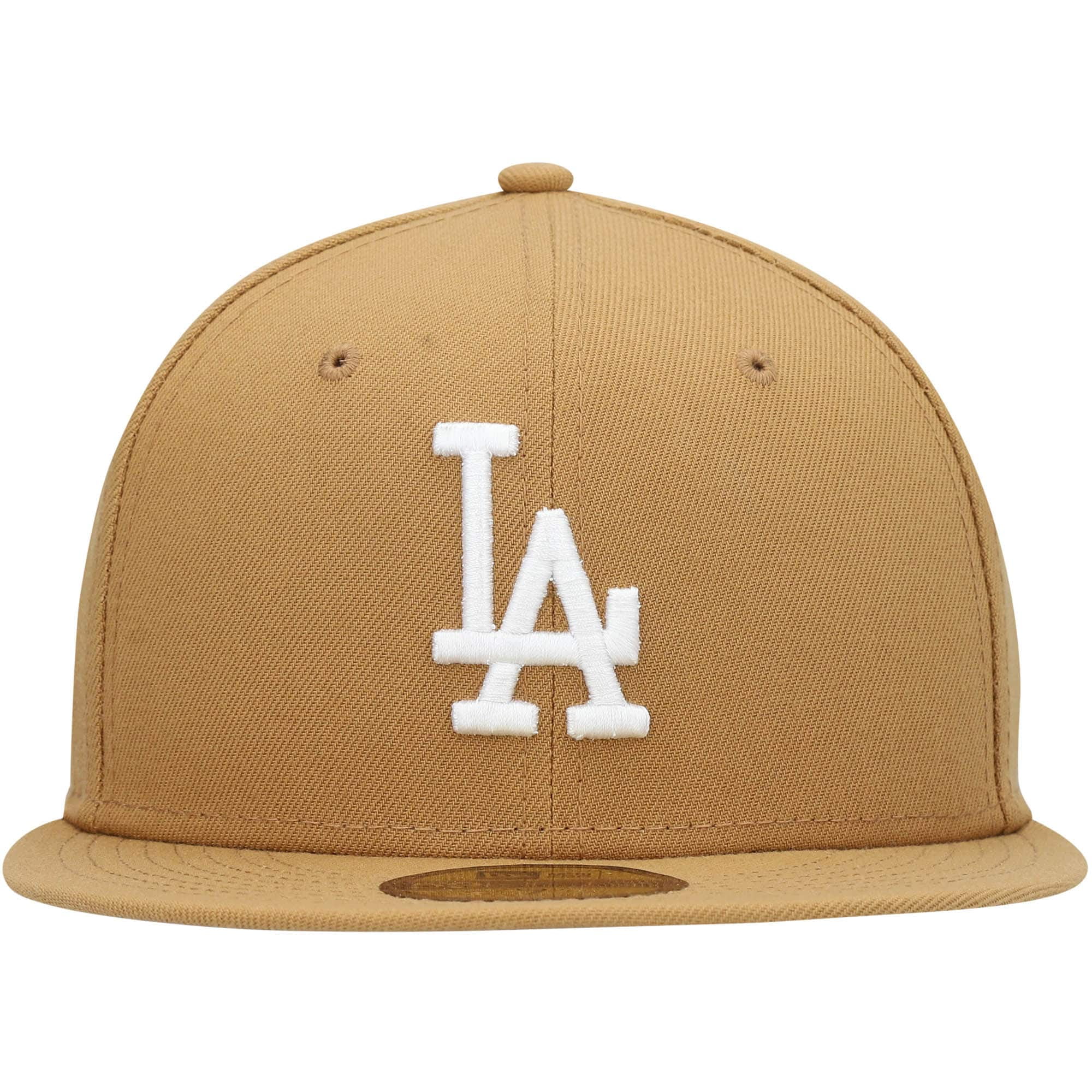 Men's New Era Tan Los Angeles Dodgers 