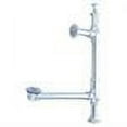thumbnail image 2 of Elements Of Design Ds3091 Exposed Brass Clawfoot Tub Drain - Chrome, 2 of 5
