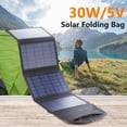thumbnail image 3 of Panel de carga de emergencia portátil con batería solar impermeable del panel de energía solar de 30 W, 3 of 9