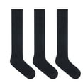 thumbnail image 3 of Y2Y2 Men's Knee-High Dress Socks Black 3-Pack Shoe Size 7-12, 3 of 6