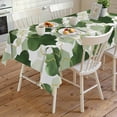 thumbnail image 4 of Sage Green Geometric Moroccan Rectangle Tablecloth, Abstract Art Ombre Modern Waterproof & StainResistant Tablecloth, Washable Oil-proof Table Cover for Dining/Party/Wedding/Camping/Buffet 60x120 In, 4 of 9