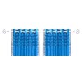thumbnail image 2 of Island Blue Hand Crafted Grommet Sheer Sari Curtain Drape Panel -43Wx120L-Piece, 2 of 2