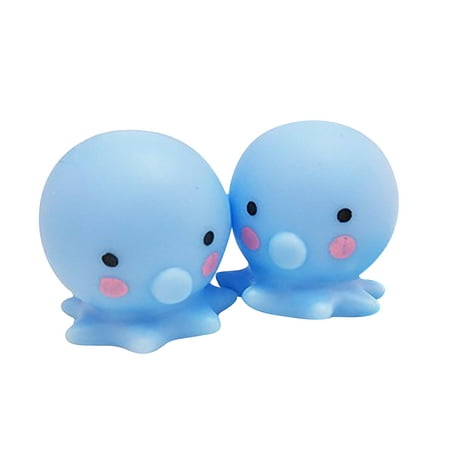 Penkiiy Fidget Toys For Adult And Kids Cute Blue Octopus Slow Rebound Decompression Toys Octopus Dolls 20 Pcs