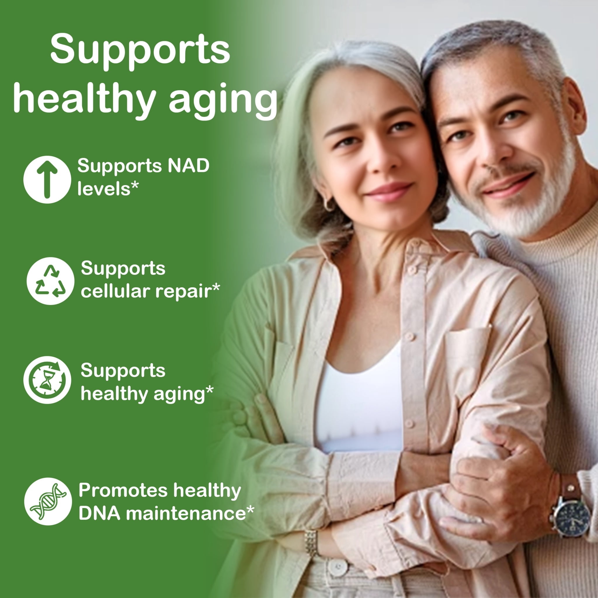Premium NAD+ Liposomal Nicotinamide Riboside Supplement, Cellular Energy, Healthy Aging & Metabolism Support, 4 Pack