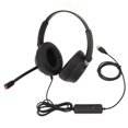 thumbnail image 1 of Auriculares Telefónicos, Micrófono Con Interfaz De 3,5 Mm, Altavoz Silencioso, Ajuste De Volumen, Auriculares Para Centro De Llamadas, Oído Doble Para PC, 1 of 7