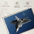 thumbnail image 6 of Elephant Stock F-22 Raptor Fighter Plane Wall Art - Horizontal Canvas Wall Art - Living Room Wall Decor - Military Canvas - Blue And Gray Decor - 39" x 26", 6 of 8