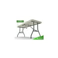 thumbnail image 5 of Ontario Furniture Folding Table 8 Foot Plastic White Resin Heavy Duty Steel Legs Carry Handle, 5 of 6