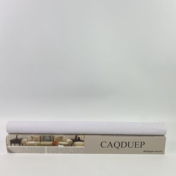 CAQDUEP Wallpaper murals,Peel and Stick Wallpaper Boho White Eucalyptus Leaf Floral Wall Mural Home Nursery Decor Renter Friendly Wallpaper 17.3in x 32.8ft