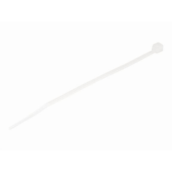 Startech.com 10cm(4") Cable Ties, 2mm(1/16") Wide, 22mm(7/8") Bundle Diameter, 8kg(18lb) Tensile Strength, Nylon Self Locking Zip Ties With Curved Tip, 94v-2/ul Listed, 100 Pack, White - Nylon 66