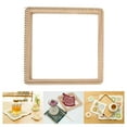 thumbnail image 2 of DIY Knitting Loom Needlework Board Tools for Hats kit toy blankets Scarf Beginner 30x30cm, 2 of 9