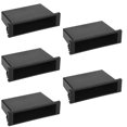 thumbnail image 1 of Universal Car Double 1 Din Dash Cup Holder Storage Box Plastic for Stereo Radio, 1 of 9