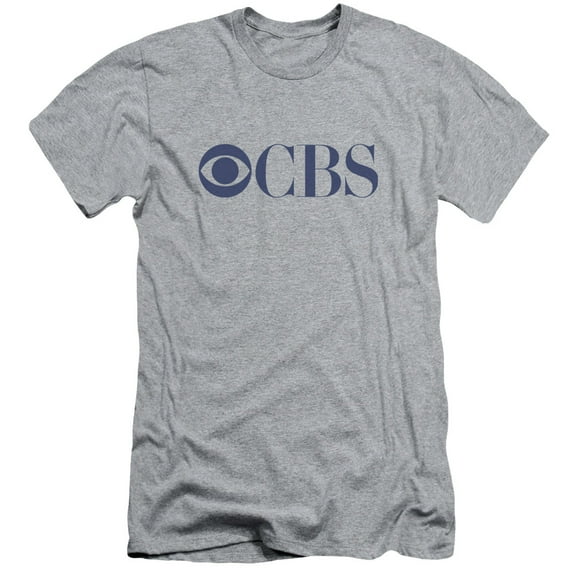 Cbs Logo Adult 30/1 T-Shirt Athletic Heather