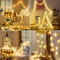 thumbnail image 4 of WILLED Christmas Lights, 6.56ft LED Snowflake String Lights, Battery Operated Waterproof Fairy Lights Indoor Outdoor for Bedroom Patio Garden Party Home Xmas Decor Christmas Tree Decorations, 4 of 8