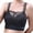 Black, variant on Seamless Lace Bandeau Bra Top with Removable Padded Cups for Support and All-Day Comfort Red M