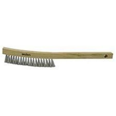 

Weiler 804-44240 Platers Brush- Stainless Fill- 4 x 18 Rows- Shoe Handle