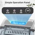 thumbnail image 3 of Auseo 18 lbs/24H Countertop Ice Maker Machine, 6 Bullet-Shaped Ice in 6 Min, Auto-Cleaning, White, 3 of 7