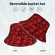thumbnail image 2 of Balery Red Skulls 3 Sombreros para el sol para hombre y mujer, sombrero de pescador con UPF 50+, 2 of 6
