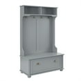 thumbnail image 2 of C0000J Entryway Hall Tree With Storage Bench Open Shelves Coat Rack Hooks Shoe Cabinet For Hallway Entryway Mudroom Use, 2 of 8