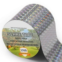 NAISHIER Bird Scare Tape Ribbon, 350ft x 2in Reflective Tape Rainbow Tape Products to Prevent Birds from Hitting Windows