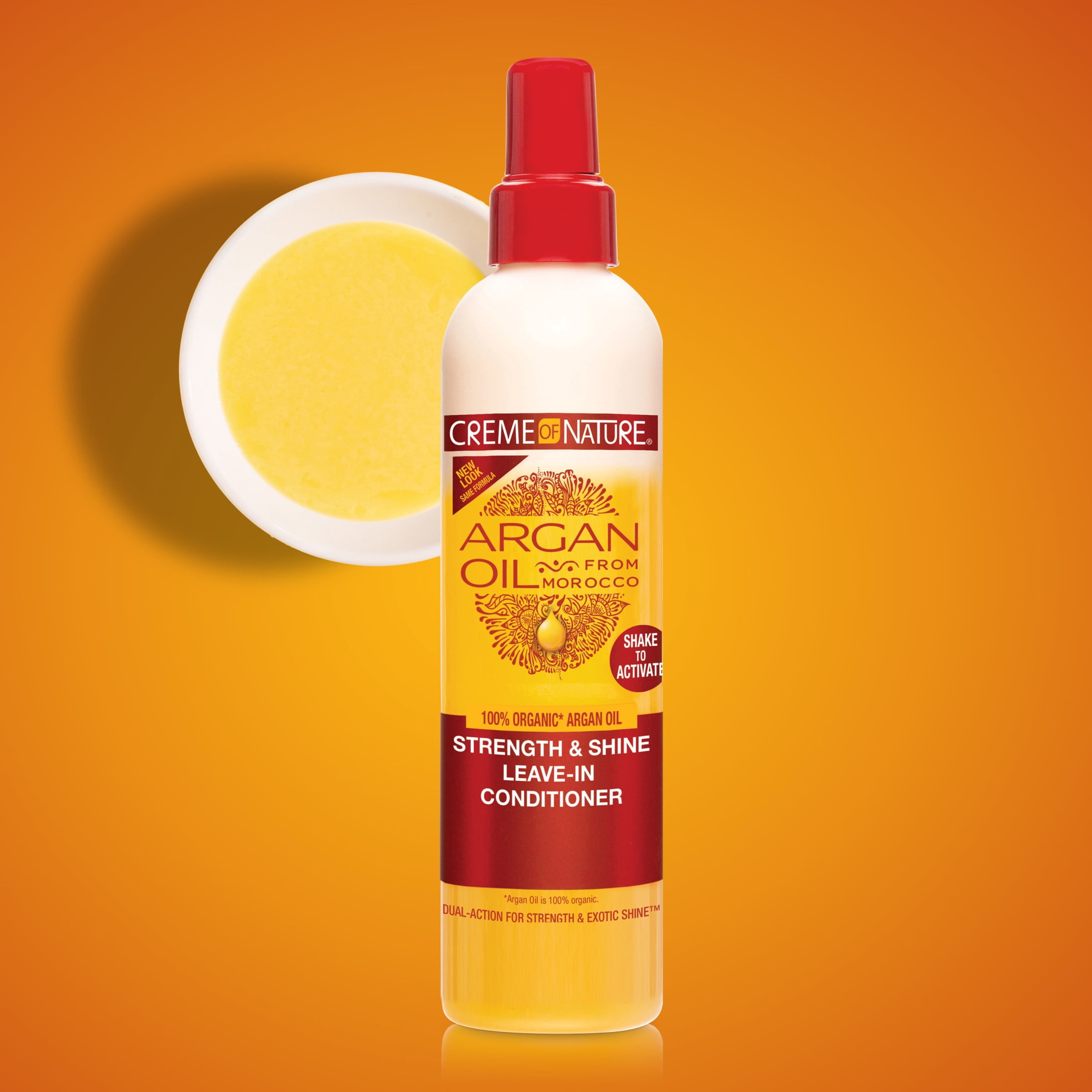 Creme of Nature Argan Oil Strength & Shine Leave-In Conditioner, 8.45 fl oz